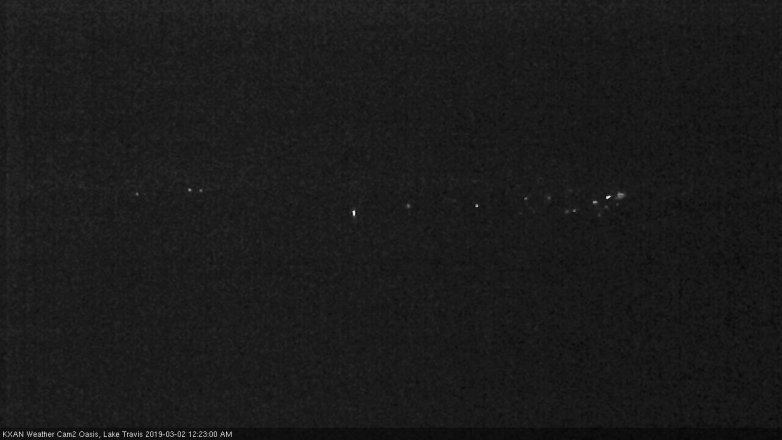 Lake Travis webcam, March 1, 2019 11:25 PM CT