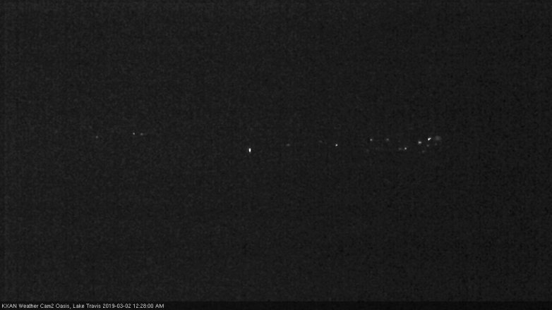 Lake Travis webcam, March 1, 2019 11:30 PM CT