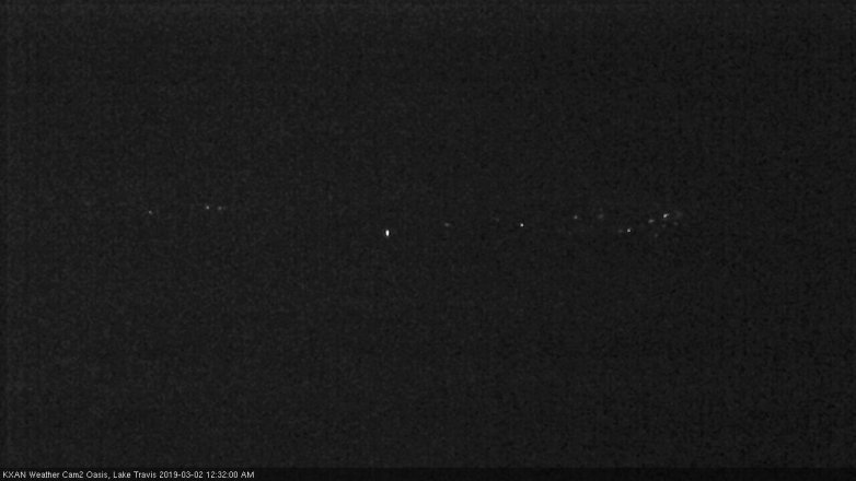 Lake Travis webcam, March 1, 2019 11:35 PM CT