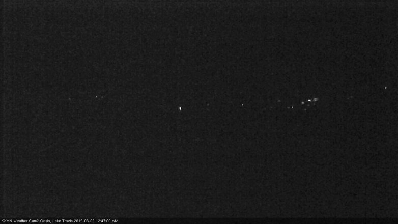 Lake Travis webcam, March 1, 2019 11:50 PM CT