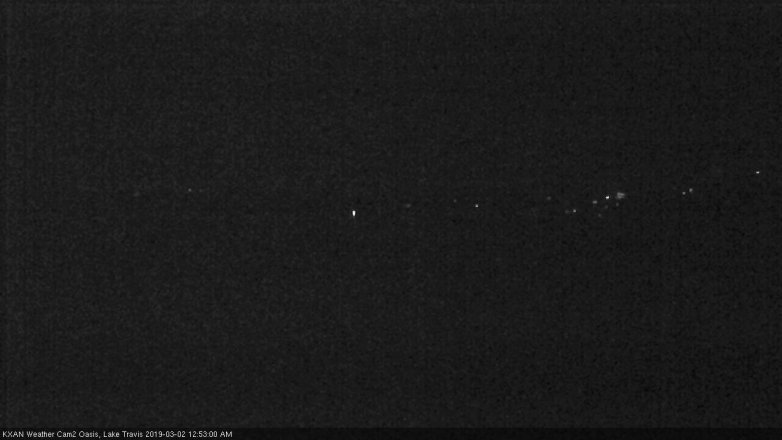 Lake Travis webcam, March 1, 2019 11:55 PM CT