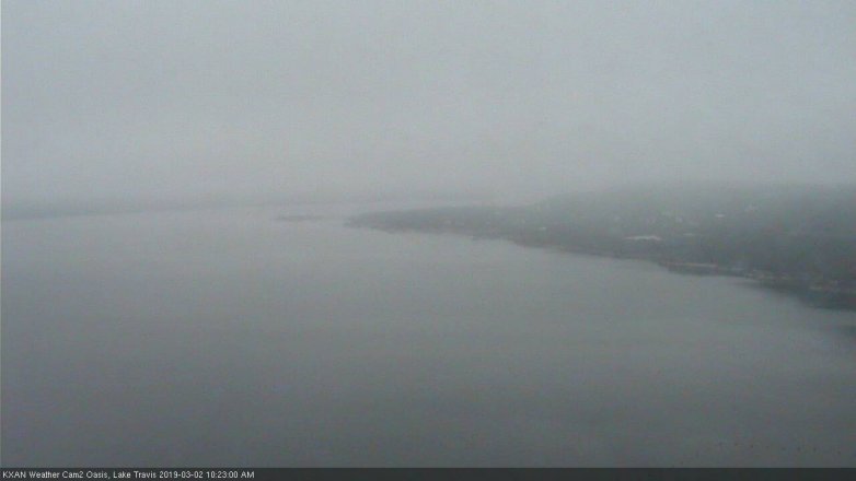 Lake Travis webcam, March 2, 2019 9:25 AM CT