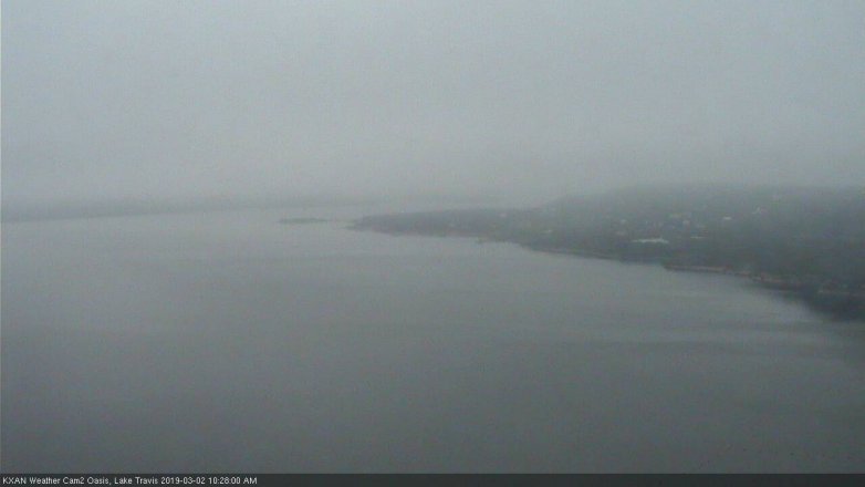 Lake Travis webcam, March 2, 2019 9:30 AM CT