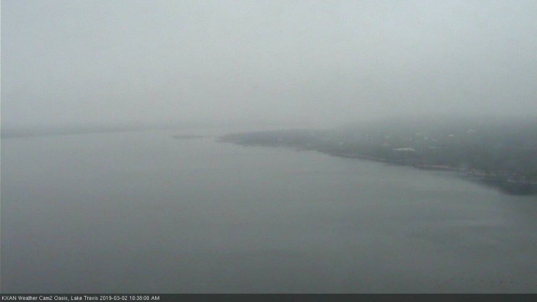Lake Travis webcam, March 2, 2019 9:40 AM CT