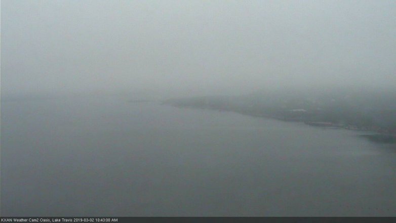Lake Travis webcam, March 2, 2019 9:45 AM CT