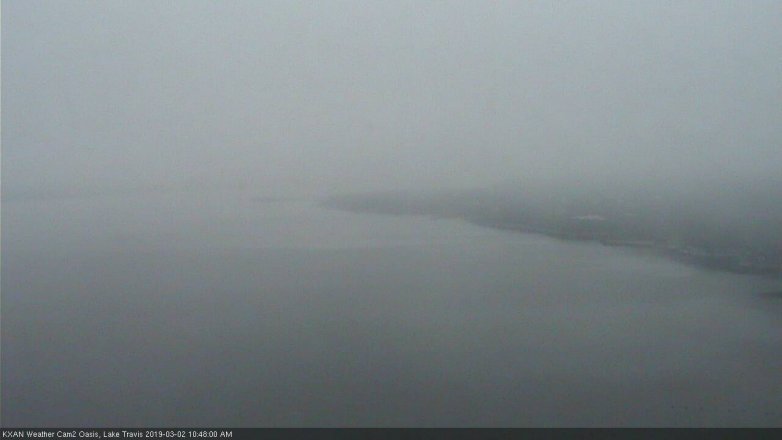 Lake Travis webcam, March 2, 2019 9:50 AM CT