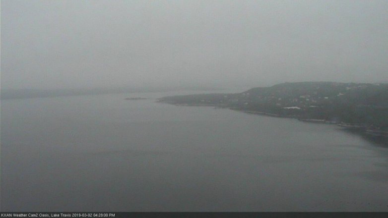 Lake Travis webcam, March 2, 2019 3:30 PM CT