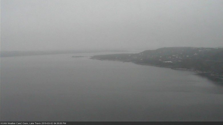 Lake Travis webcam, March 2, 2019 3:40 PM CT