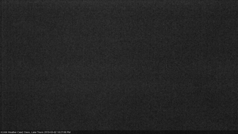 Lake Travis webcam, March 2, 2019 9:30 PM CT