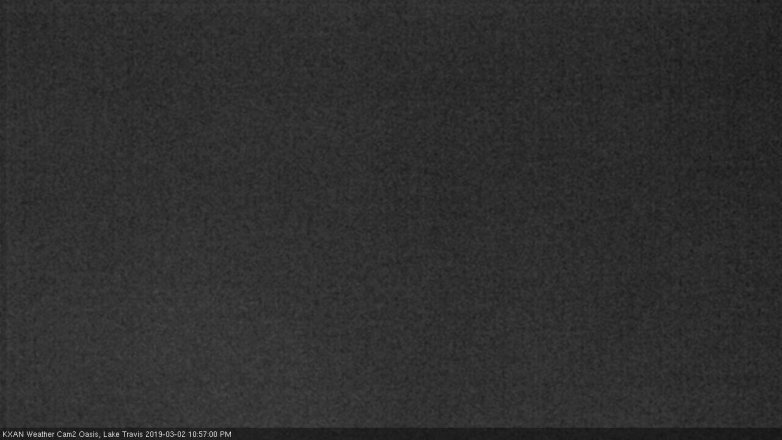 Lake Travis webcam, March 2, 2019 10:00 PM CT