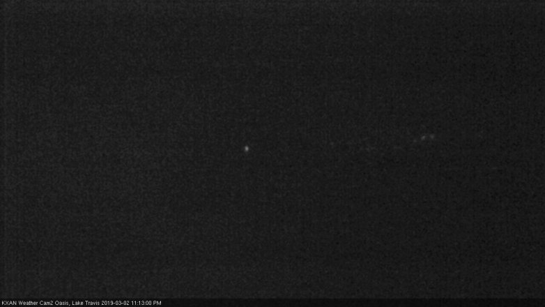 Lake Travis webcam, March 2, 2019 10:15 PM CT