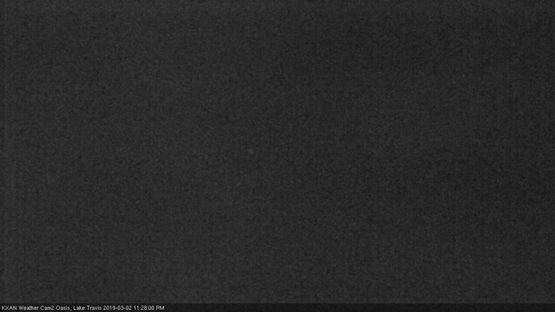 Lake Travis webcam, March 2, 2019 10:30 PM CT