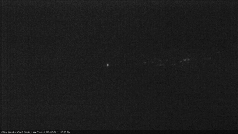 Lake Travis webcam, March 2, 2019 10:35 PM CT