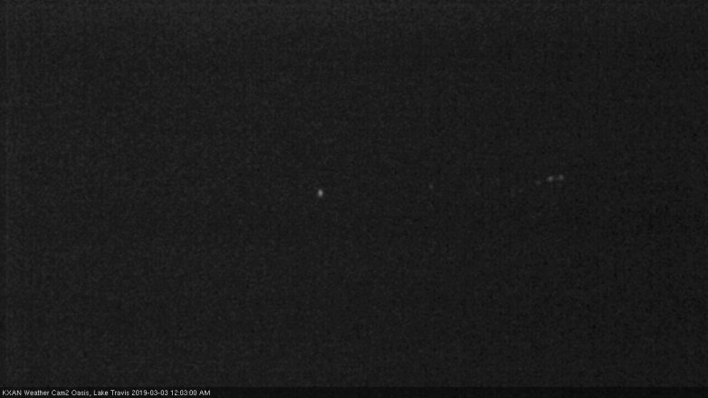 Lake Travis webcam, March 2, 2019 11:05 PM CT