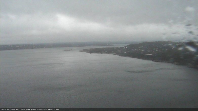 Lake Travis webcam, March 3, 2019 9:00 AM CT