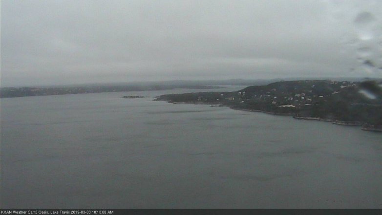 Lake Travis webcam, March 3, 2019 9:15 AM CT