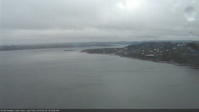 Lake Travis webcam, March 3, 2019 9:20 AM CT