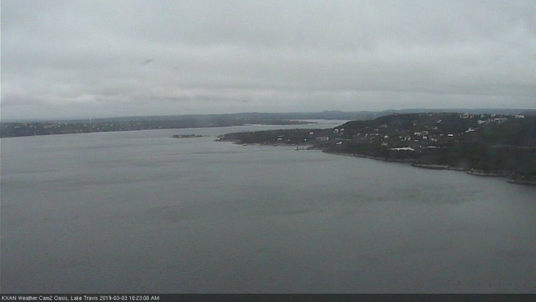 Lake Travis webcam, March 3, 2019 9:25 AM CT