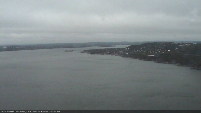 Lake Travis webcam, March 3, 2019 9:30 AM CT