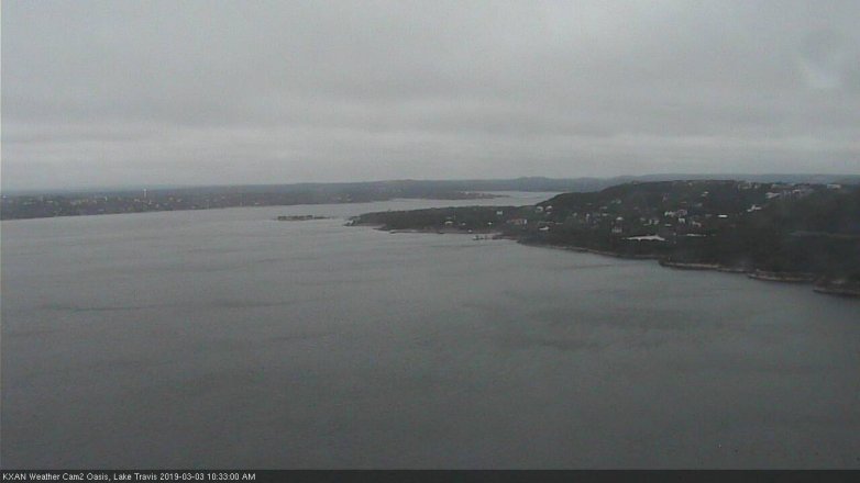 Lake Travis webcam, March 3, 2019 9:35 AM CT
