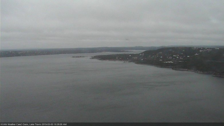 Lake Travis webcam, March 3, 2019 9:40 AM CT