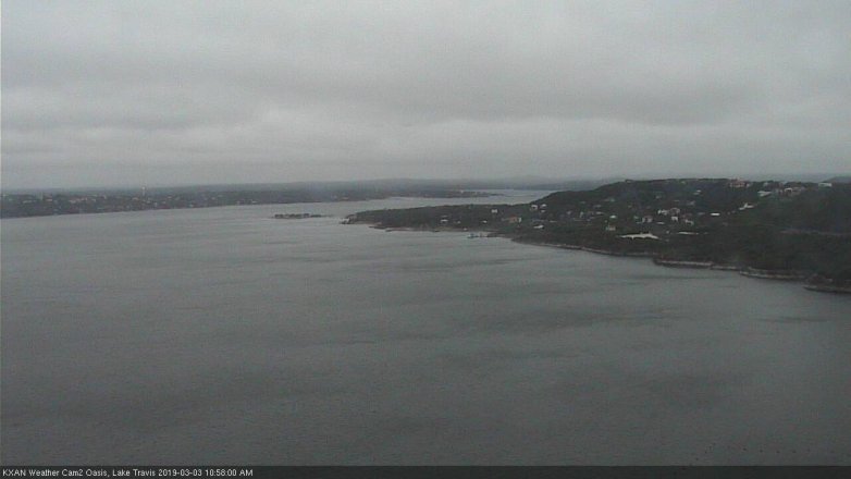 Lake Travis webcam, March 3, 2019 10:00 AM CT