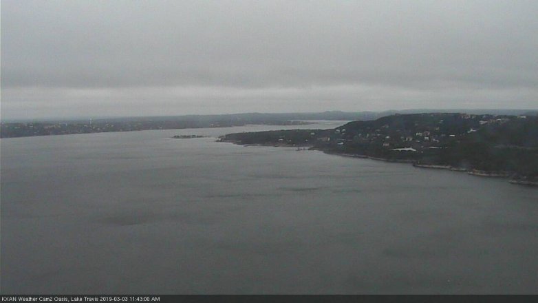 Lake Travis webcam, March 3, 2019 10:45 AM CT