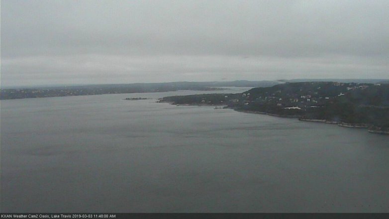 Lake Travis webcam, March 3, 2019 10:50 AM CT