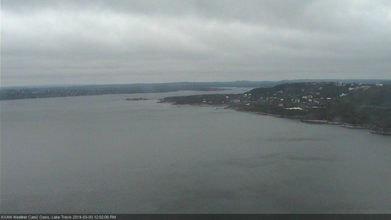 Lake Travis webcam, March 3, 2019 11:05 AM CT