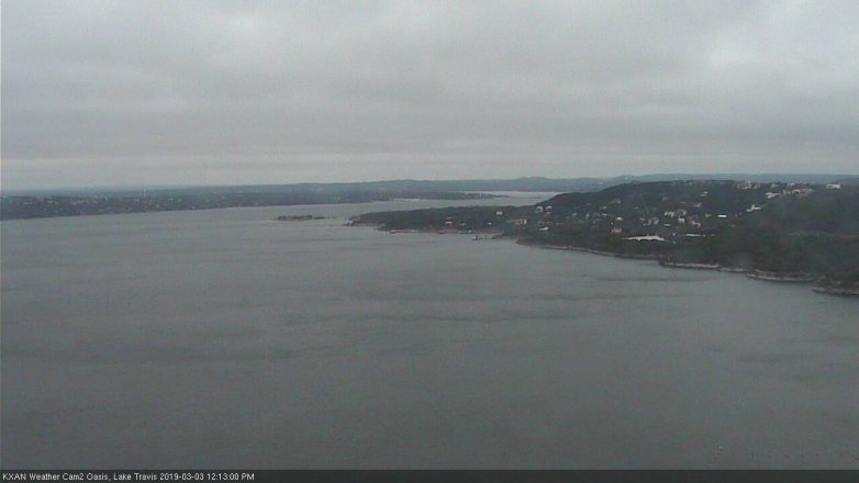 Lake Travis webcam, March 3, 2019 11:15 AM CT