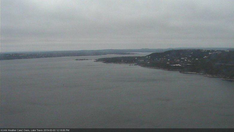 Lake Travis webcam, March 3, 2019 11:20 AM CT