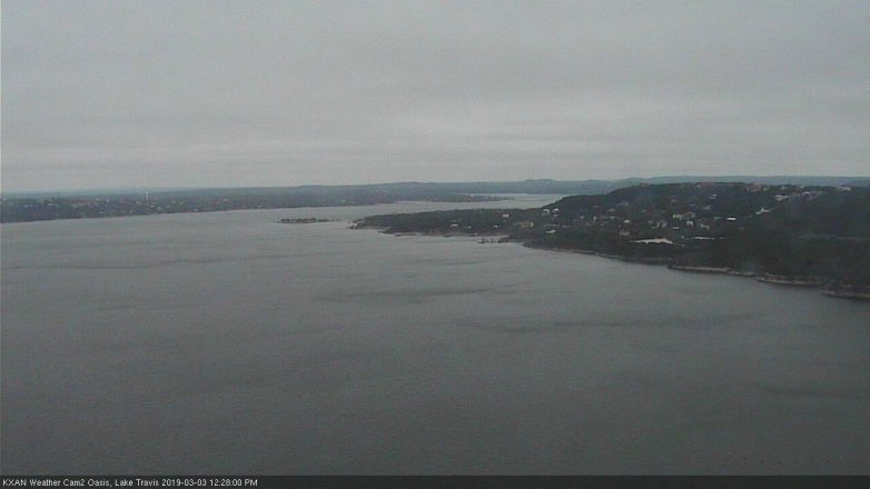 Lake Travis webcam, March 3, 2019 11:30 AM CT