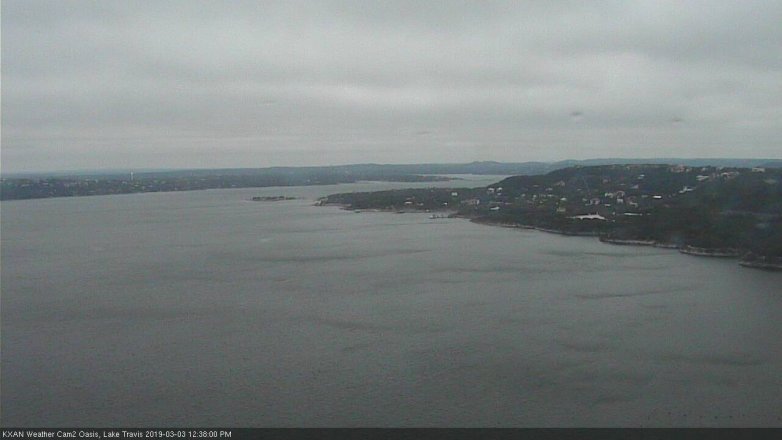 Lake Travis webcam, March 3, 2019 11:40 AM CT