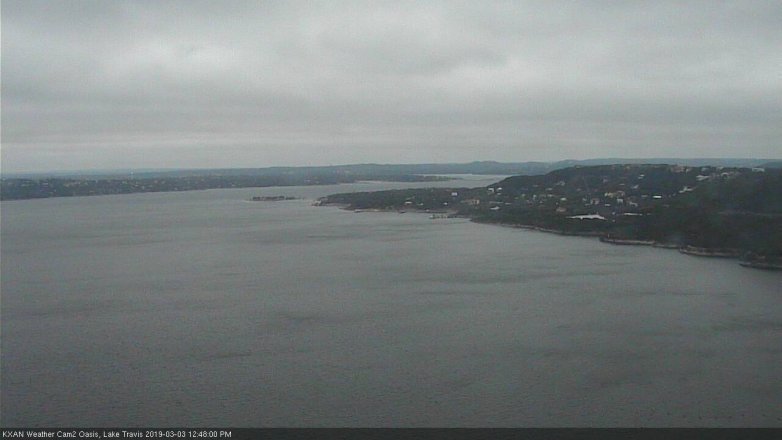 Lake Travis webcam, March 3, 2019 11:50 AM CT