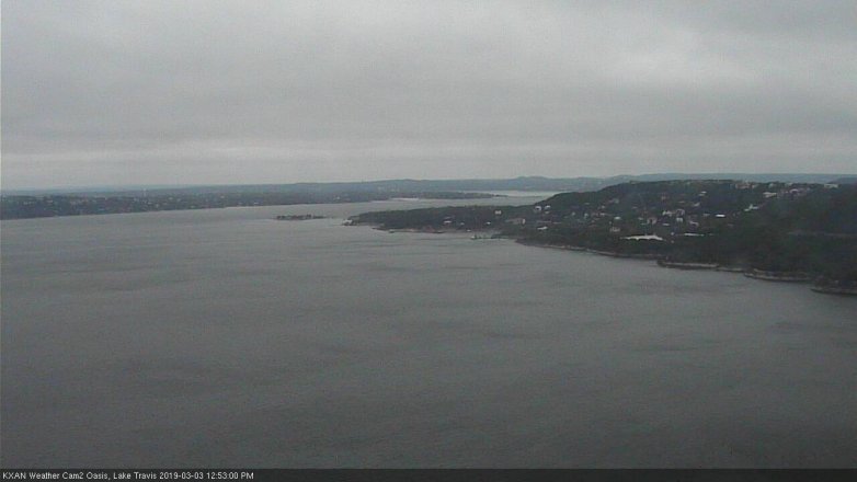 Lake Travis webcam, March 3, 2019 11:55 AM CT