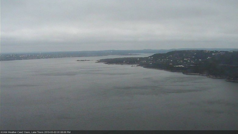 Lake Travis webcam, March 3, 2019 12:10 PM CT