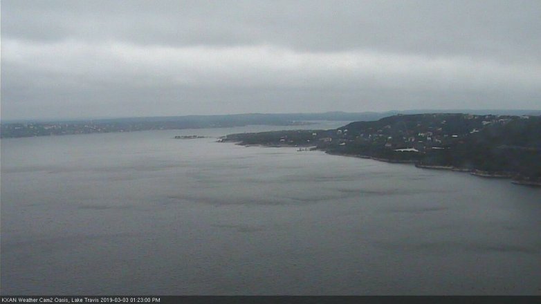 Lake Travis webcam, March 3, 2019 12:25 PM CT