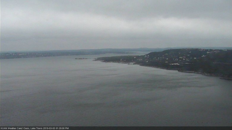 Lake Travis webcam, March 3, 2019 12:30 PM CT