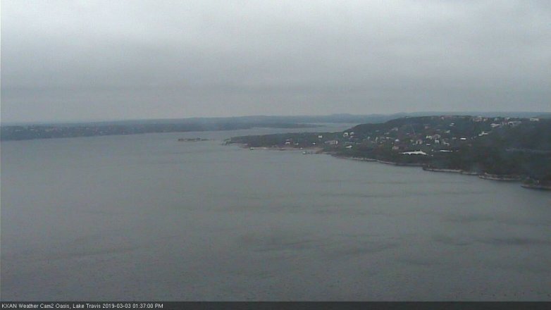 Lake Travis webcam, March 3, 2019 12:40 PM CT