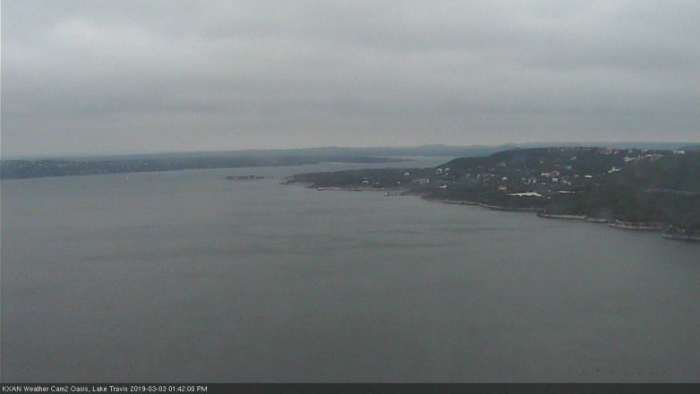 Lake Travis webcam, March 3, 2019 12:45 PM CT