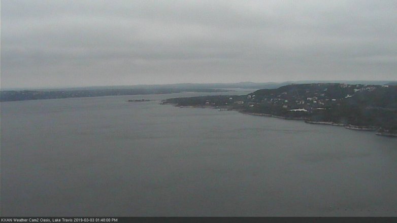 Lake Travis webcam, March 3, 2019 12:50 PM CT