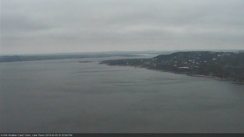 Lake Travis webcam, March 3, 2019 12:55 PM CT
