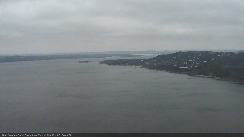 Lake Travis webcam, March 3, 2019 1:00 PM CT