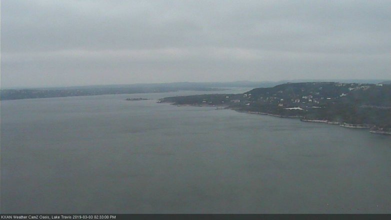 Lake Travis webcam, March 3, 2019 1:35 PM CT