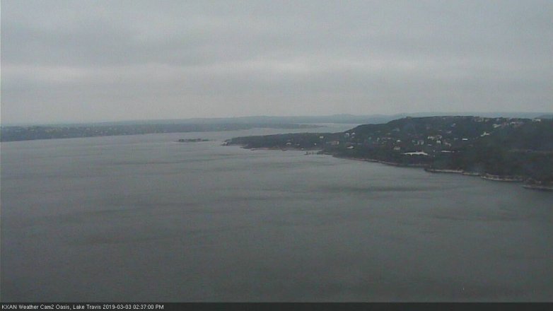 Lake Travis webcam, March 3, 2019 1:40 PM CT