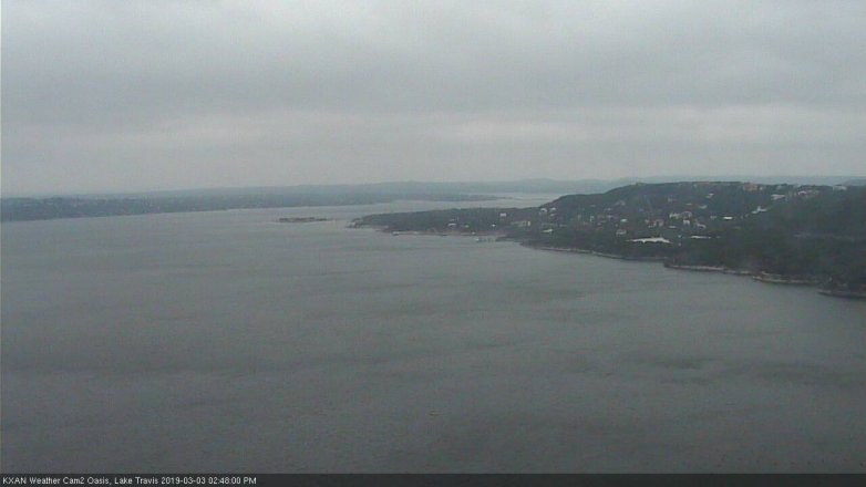 Lake Travis webcam, March 3, 2019 1:50 PM CT