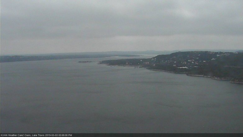 Lake Travis webcam, March 3, 2019 2:10 PM CT