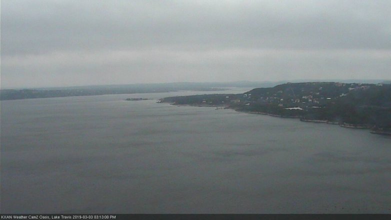 Lake Travis webcam, March 3, 2019 2:15 PM CT