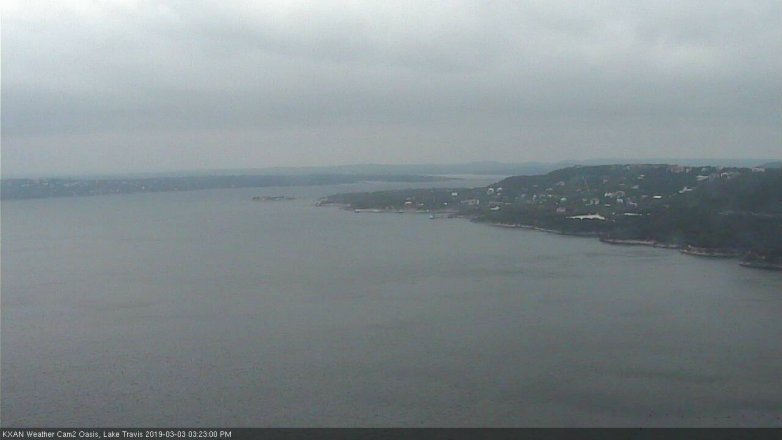 Lake Travis webcam, March 3, 2019 2:25 PM CT