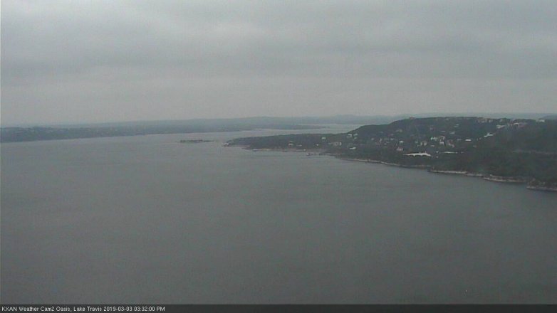 Lake Travis webcam, March 3, 2019 2:35 PM CT